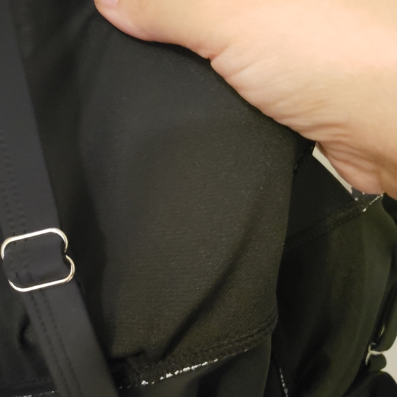 Two Piece Black and Animal Print Swim Suit - Picture 10 of 14